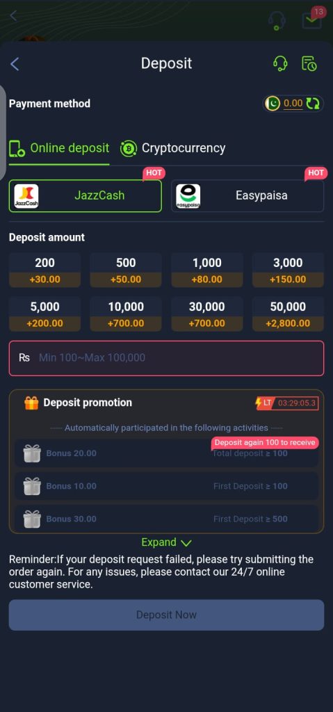 BET555 Deposit